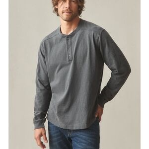 NWOT American Giant Broken-In Premium Slub Long Sleeve Henley SIze S